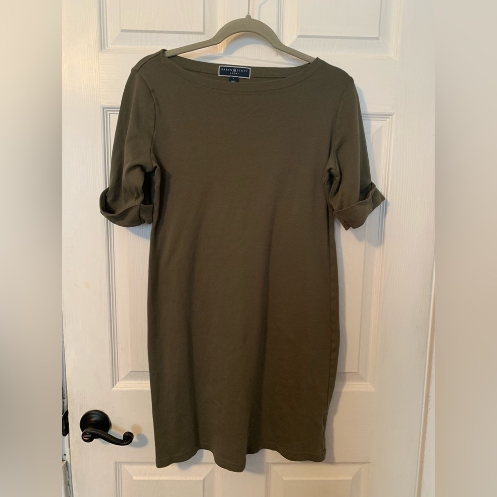 Karen Scott Sports T-Shirt Dress - Size Large
